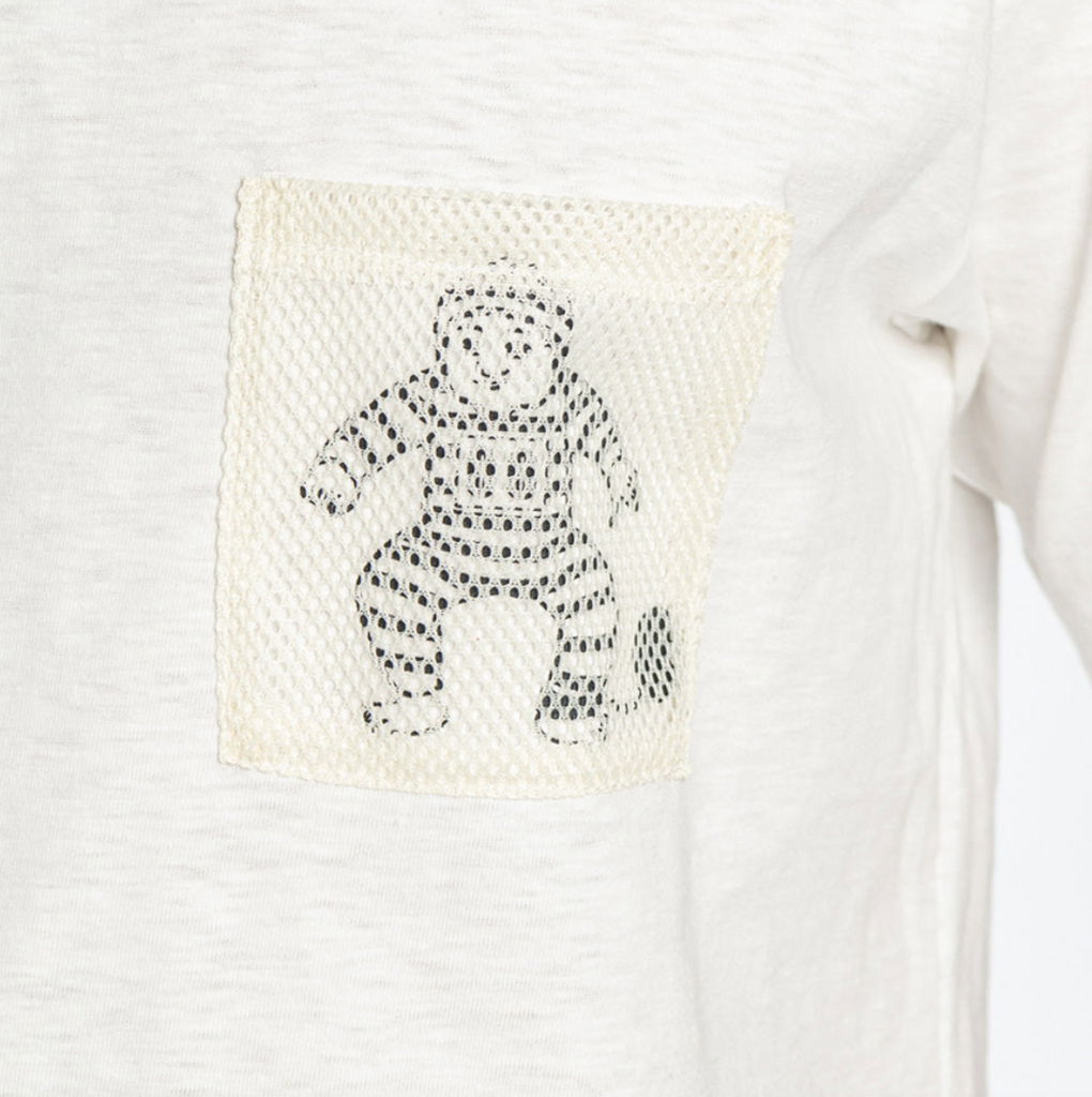 White Momotaro 07-067 T-shirt, crafted in Japan with 100% cotton for durability and a sleek, versatile look.