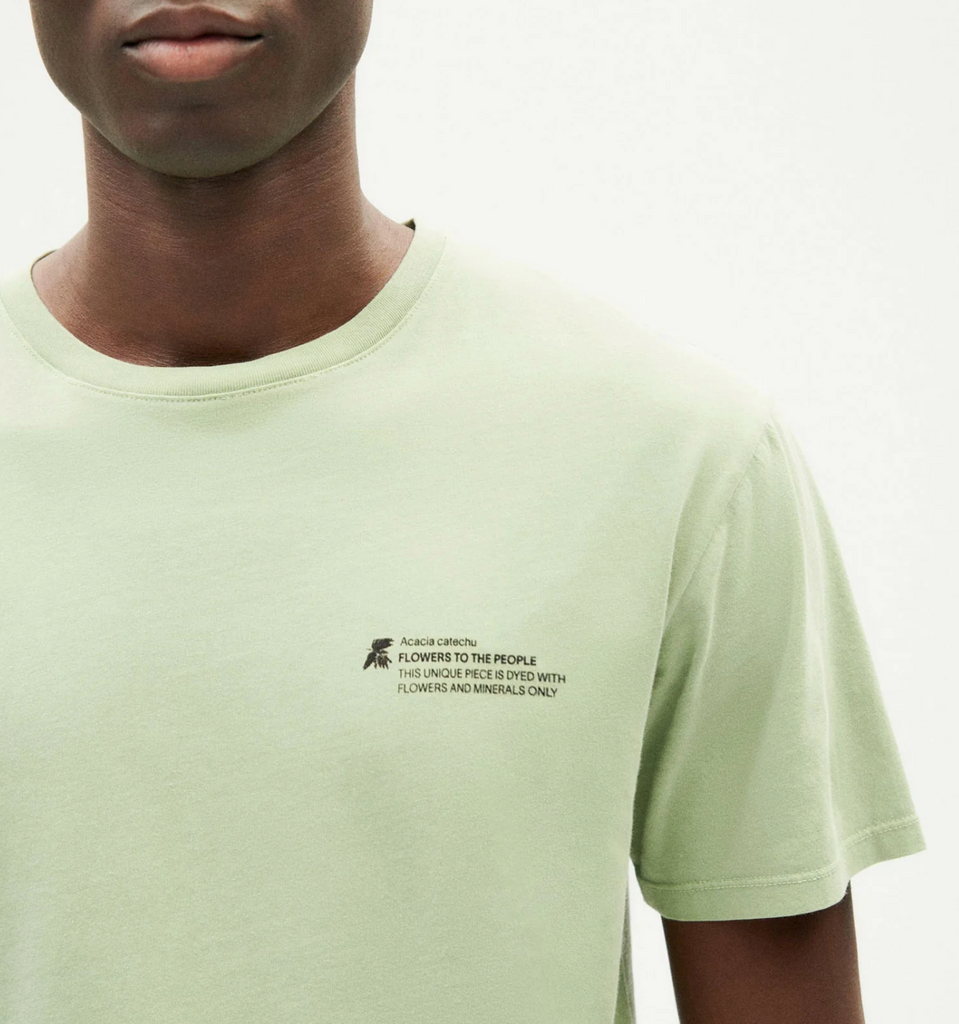 Thinking Mu Acacia FTP Men's T-Shirt - Organic cotton tee with relaxed fit, round neckline, and short sleeves, sustainably made in Portugal