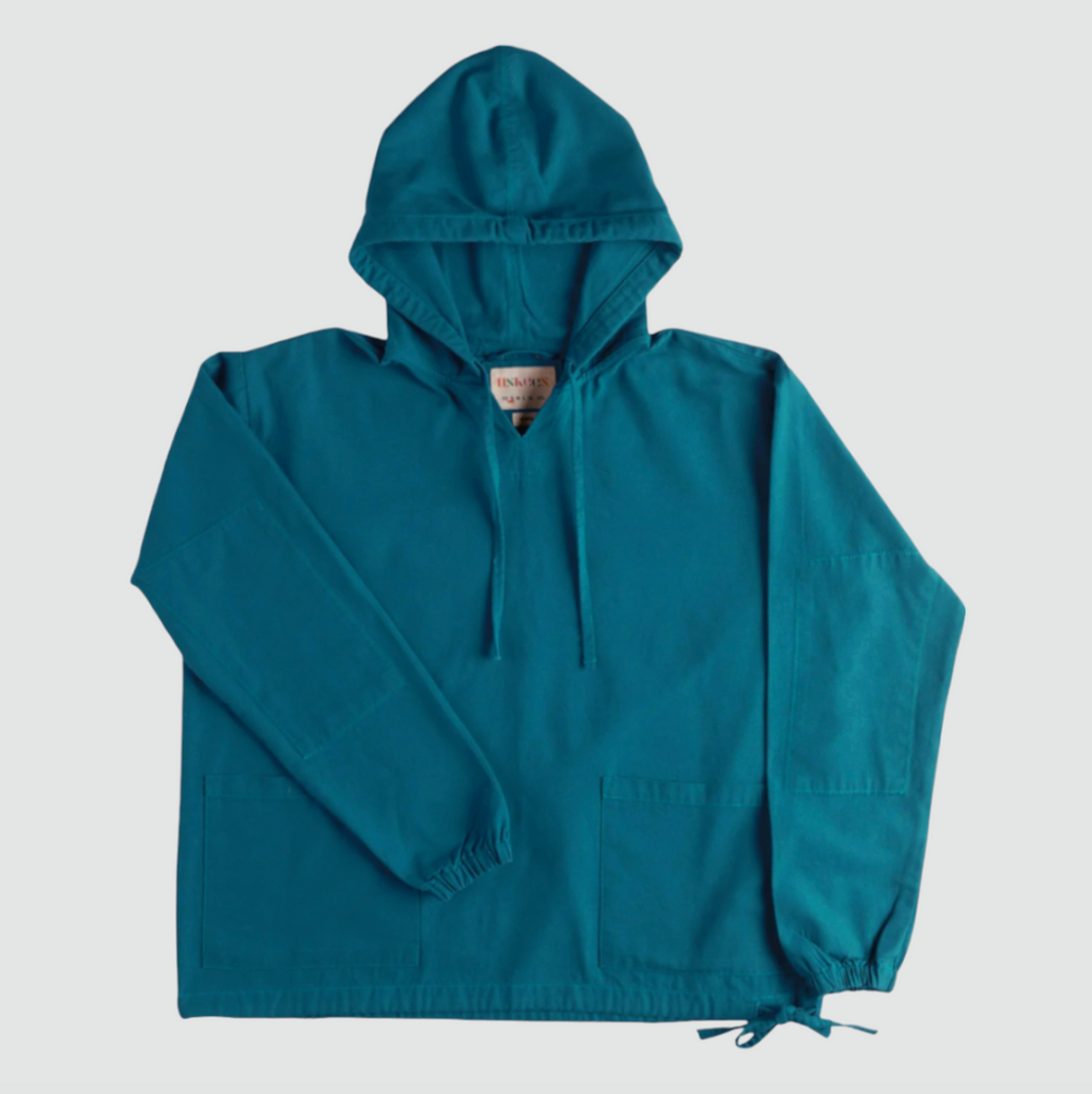 USKEES 3008 Organic Cotton Smock - Peacock