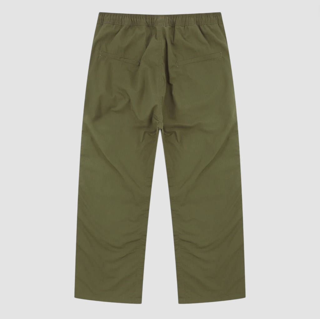 Green pants on a white background.