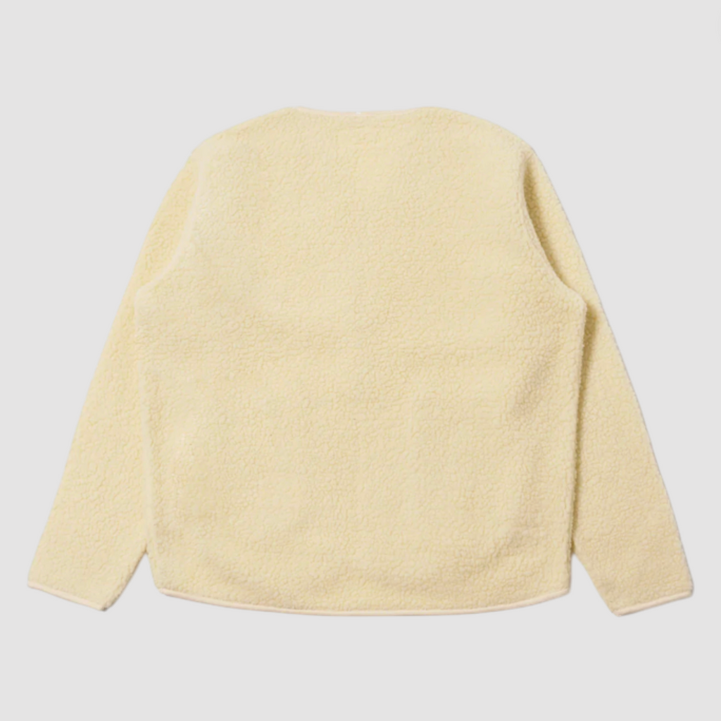 Ecru liner jacket on a light gray background.